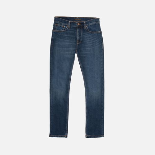 Grim Tim Indigo Myth Mid Waist Slim Fit Men's Organic Jeans W27/L28 Sustainable Denim - Nudie Jeans - Modalova