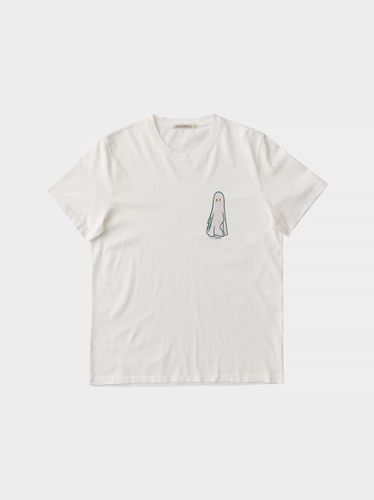 Roy Ghost Chalk Men's Organic T-shirts X Small Sustainable Clothing - Nudie Jeans - Modalova