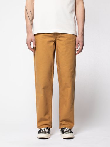 Lazy Leo Worker Ochre Men's Organic Khakis W24/L28 Sustainable Clothing - Nudie Jeans - Modalova