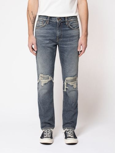 Gritty Jackson Broken Time Mid Waist Regular Straight Fit Men's Organic Jeans W24/L28 Sustainable Denim - Nudie Jeans - Modalova