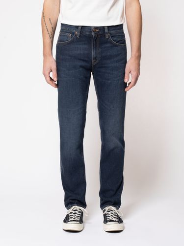 Gritty Jackson Mutual Worn Mid Waist Regular Straight Fit Men's Organic Jeans W28/L28 Sustainable Denim - Nudie Jeans - Modalova