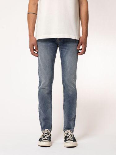 Lean Dean Gentle Worn Mid Waist Slim Tapered Fit Men's Organic Jeans W27/L32 Sustainable Denim - Nudie Jeans - Modalova