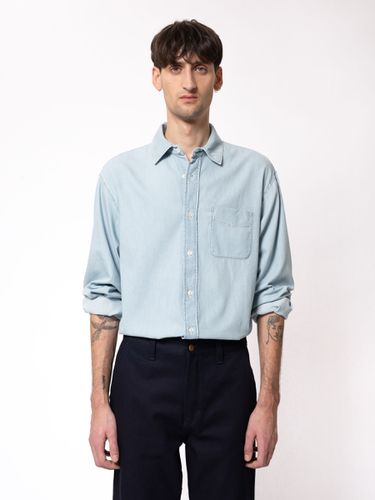 Filip Casual Sunkissed Denim Men's Organic Shirts Medium Sustainable Clothing - Nudie Jeans - Modalova