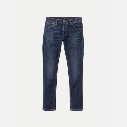 Tight Terry Dark Steel Mid Waist Tight Fit Men's Organic Jeans W25/L28 Sustainable Denim - Nudie Jeans - Modalova