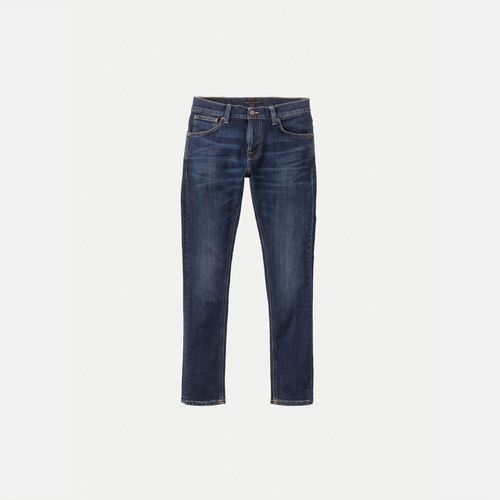 Tight Terry Dark Steel Mid Waist Tight Fit Men's Organic Jeans W24/L30 Sustainable Denim - Nudie Jeans - Modalova