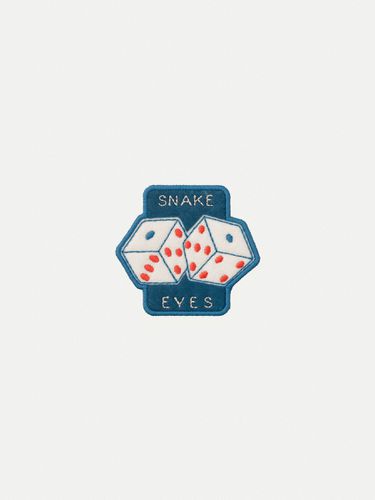 Woven Patch Snake Eyes Selvage Organic No Size Sustainable Clothing - Nudie Jeans - Modalova