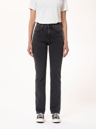 Straight Sally Sand Mid Waist Regular Straight Fit Women's Organic Jeans W24/L28 Sustainable Denim - Nudie Jeans - Modalova