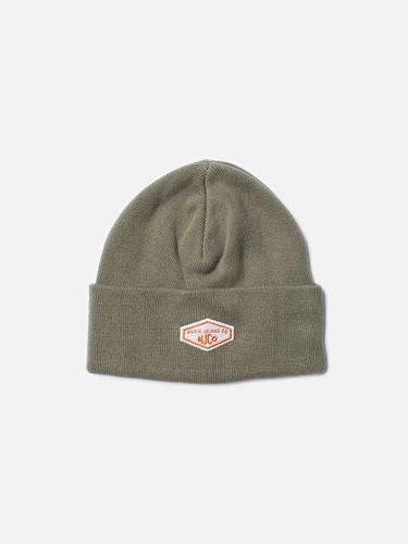 Falksson Beanie NJCO Pale Olive Men's Organic Hats One Size Sustainable Clothing - Nudie Jeans - Modalova