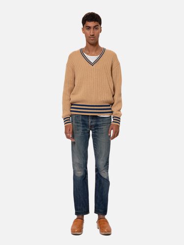 Stoffe Sweater V-Neck Men's Organic Knits Large Sustainable Clothing - Nudie Jeans - Modalova