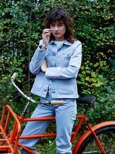 Klara Worker Jacket Mist Women's Organic Jackets Large Sustainable Clothing - Nudie Jeans - Modalova