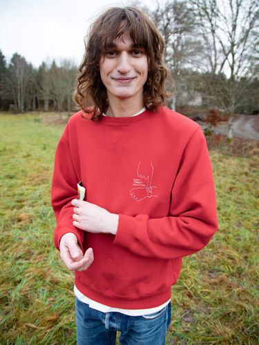 Lasse Sweater Future Men's Organic Sweatshirts Small Sustainable Clothing - Nudie Jeans - Modalova