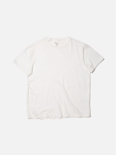 Roffe Slub T-Shirt Offwhite Men's Organic T-shirts X Small Sustainable Clothing - Nudie Jeans - Modalova