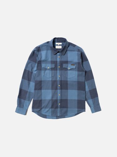 George Flannel Shirt Men's Organic Shirts X Small Sustainable Clothing - Nudie Jeans - Modalova