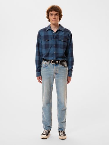 Rad Rufus Thrifted Gem High Waist Regular Straight Fit Men's Organic Jeans W27/L28 Sustainable Denim - Nudie Jeans - Modalova