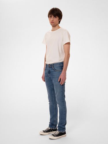 Grim Tim Shadow Mid Waist Slim Fit Men's Organic Jeans W31/L30 Sustainable Denim - Nudie Jeans - Modalova