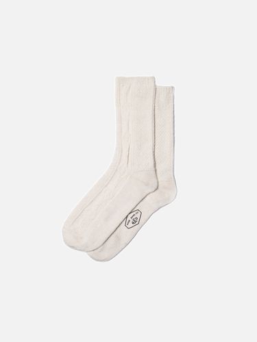 Women Cable Socks Men's Organic Socks One Size Sustainable Clothing - Nudie Jeans - Modalova