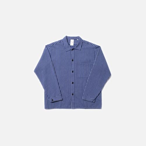 Berra Striped Worker Shirt Men's Organic Shirts X Small Sustainable Clothing - Nudie Jeans - Modalova