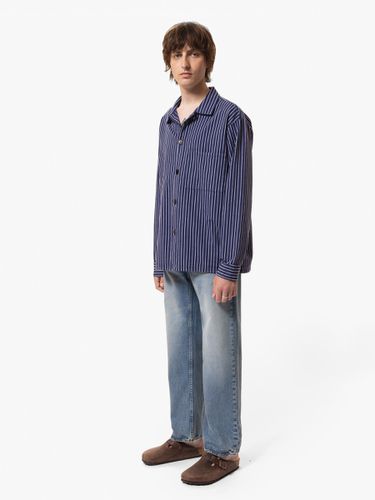 Berra Striped Worker Shirt Men's Organic Shirts Small Sustainable Clothing - Nudie Jeans - Modalova