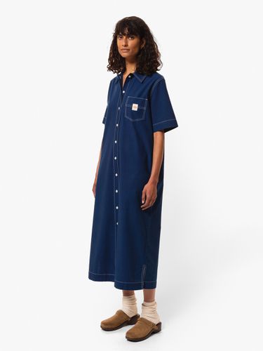 Danielle Indigo Cotton Dress Women's Organic Large Sustainable Clothing - Nudie Jeans - Modalova