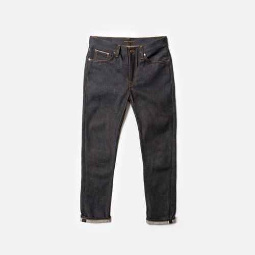 Steady Eddie II Heavy Selvage Mid Waist Regular Tapered Fit Organic Selvedge Jeans W24/L28 Sustainable Denim - Nudie Jeans - Modalova