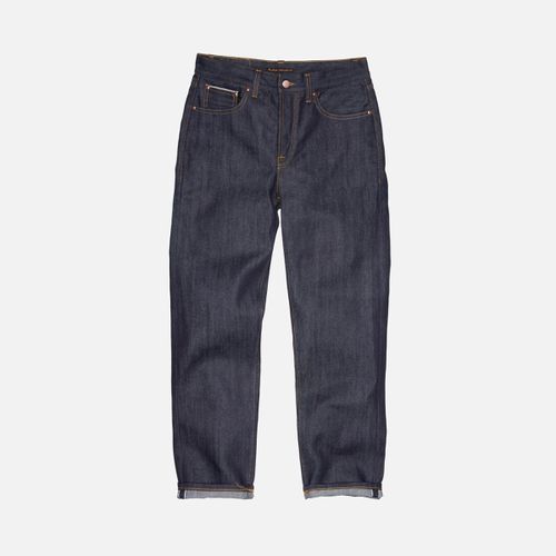 Rad Rufus Dry Selvage Deadstock 6 High Waist Regular Straight Fit Organic Selvedge Jeans W26/L30 Sustainable Denim - Nudie Jeans - Modalova