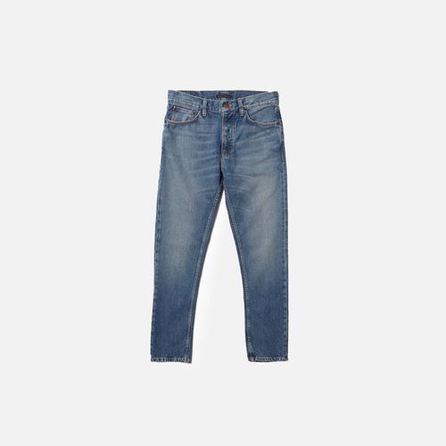 Steady Eddie II Haze Mid Waist Regular Tapered Fit Men's Organic Jeans W24/L28 Sustainable Denim - Nudie Jeans - Modalova