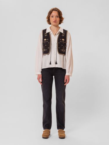 Vera Embroidered Vest Women's Organic Jackets Small Sustainable Clothing - Nudie Jeans - Modalova