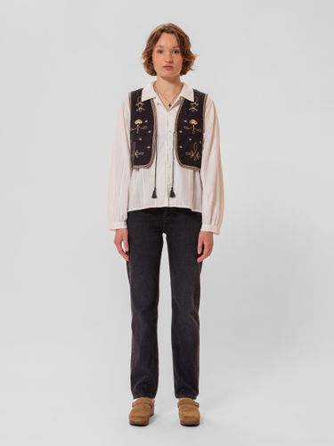 Vera Embroidered Vest Women's Organic Jackets X Small Sustainable Clothing - Nudie Jeans - Modalova