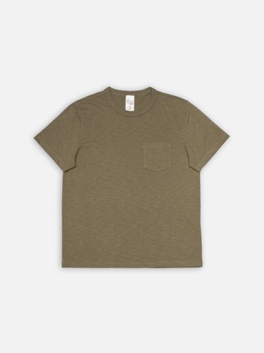 Roy Heavy Slub T-Shirt Olive Men's Organic T-shirts X Small Sustainable Clothing - Nudie Jeans - Modalova