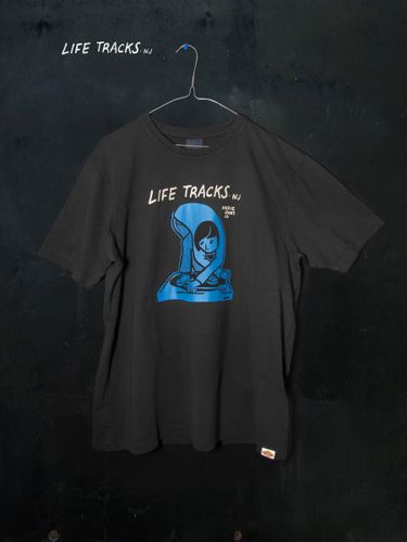 Uno Life Tracks T-Shirt Men's Organic T-shirts X Small Sustainable Clothing - Nudie Jeans - Modalova