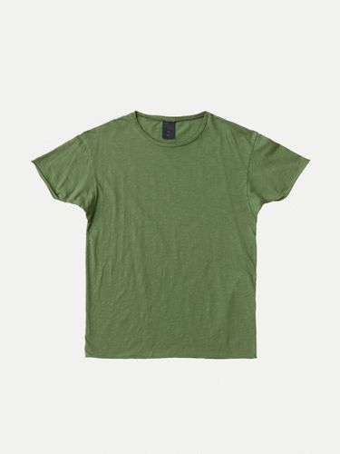 Roger Slub Pistaccio Men's Organic T-shirts Medium Sustainable Clothing - Nudie Jeans - Modalova