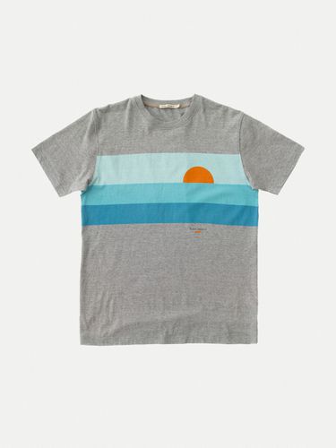 Daniel Aquamarine Men's Organic T-shirts X Small Sustainable Clothing - Nudie Jeans - Modalova