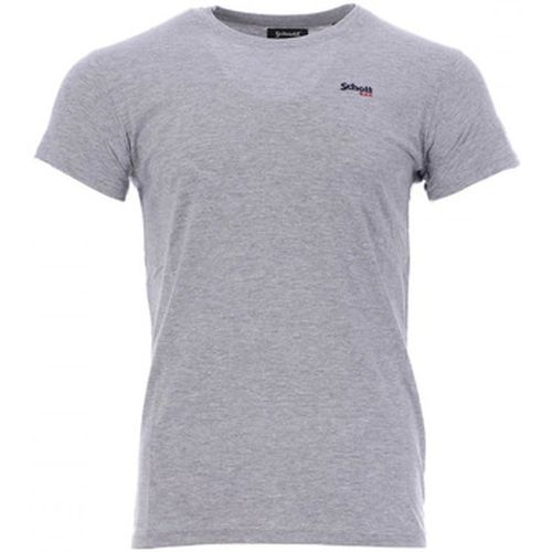 T-shirt Schott TSCREW.EMB - Schott - Modalova