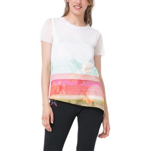 Polo T Shirt Asimetric Polynesia 73T2EP9 - Desigual - Modalova