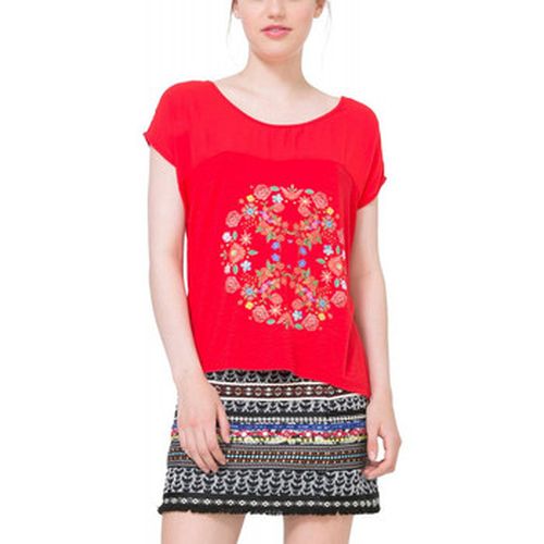 Polo T-Shirt Kukita Rojo Country - Desigual - Modalova