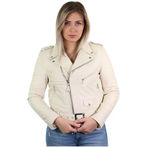Blouson Blouson perfecto en cuir ref_31135 Off white - Schott - Modalova