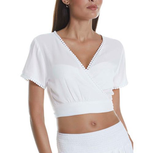 Blouses Top court manches courtes col V Mare - Selmark - Modalova