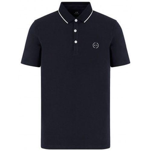 T-shirt Polo marine - 8NZFT70 Z8M9Z - EAX - Modalova