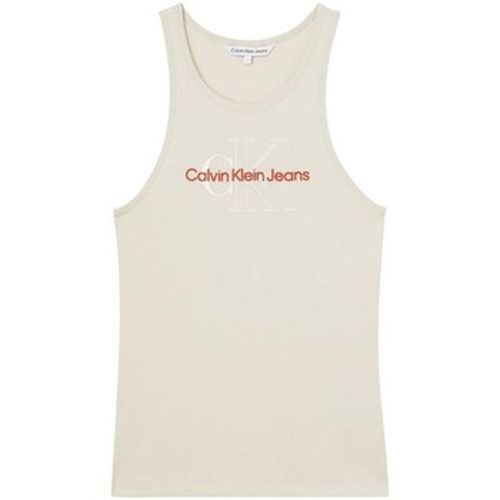 T-shirt Debardeur Ref 55830 Ecru - Calvin Klein Jeans - Modalova