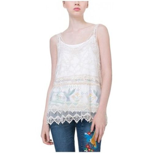 Polo T Shirt Blouse Calella Crudo 73B2WD5 (rft) - Desigual - Modalova