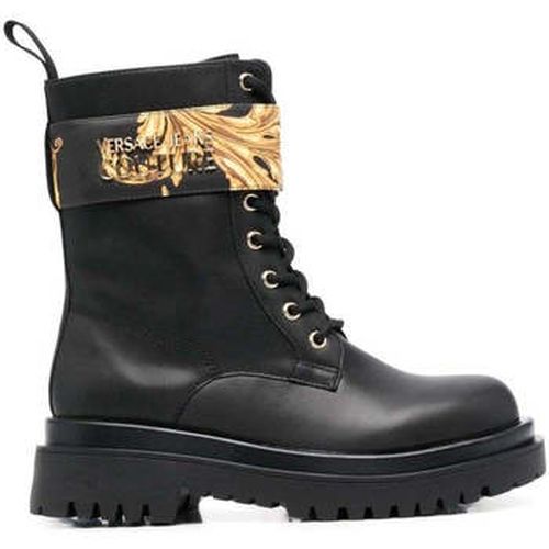 Bottines black gold casual closed booties - Versace Jeans Couture - Modalova