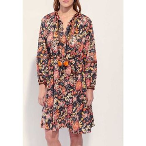 Robe courte Robe ample imprimée coton bio ELUZAI - La Fiancee Du Mekong - Modalova