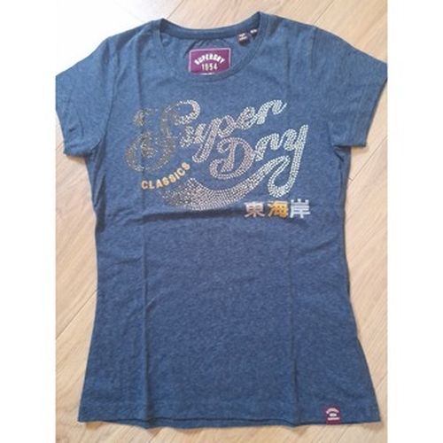 T-shirt Tee shirt à strass - Superdry - Modalova