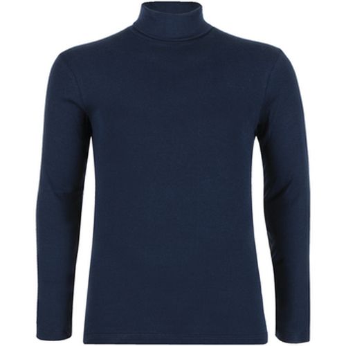 T-shirt Tee-shirt col roulé manches longues pur coton - Eminence - Modalova