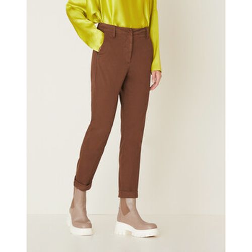 Jeans 3/4 & 7/8 PANTALONE CHINO IN RASO DI COTONE Art. P168CU - Manila Grace - Modalova