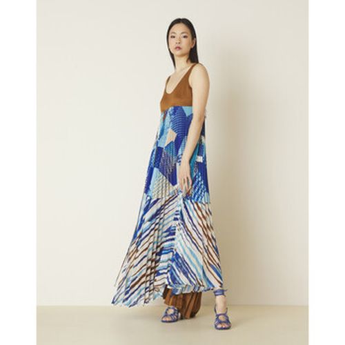 Jeans 3/4 & 7/8 ABITO LUNGO CON STAMPA PATCHWORK Art. A277PS - Manila Grace - Modalova