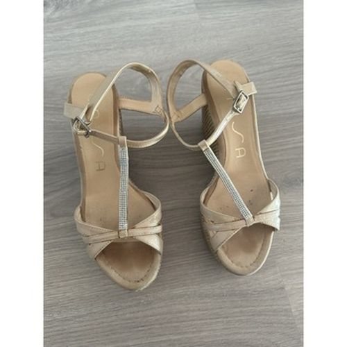 Sandales Sandales compensées avec strass - Unisa - Modalova