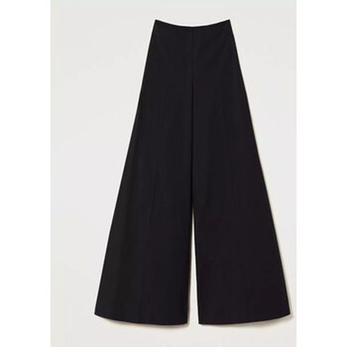 Jeans 3/4 & 7/8 PANTALONE WIDE LEG IN POPELINE STRETCH Art. 241TF2012 - Twin Set - Modalova