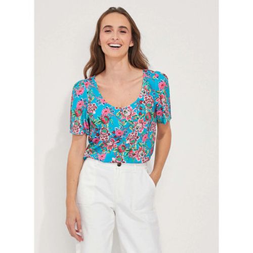 T-shirt Top imprimé fluide manches courtes Ecovero KIRINDA - La Fiancee Du Mekong - Modalova
