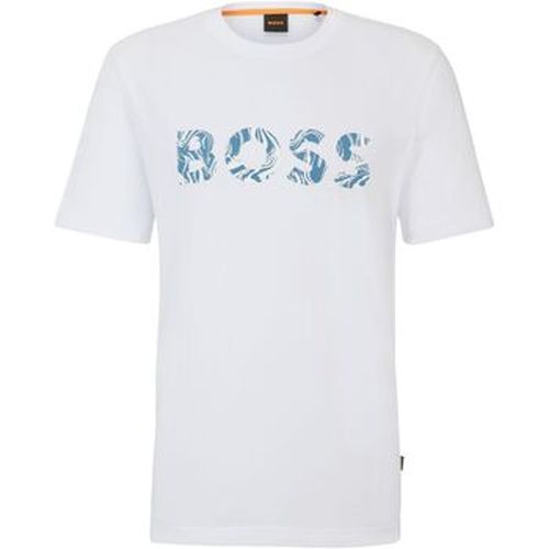 T-shirt T-shirt ocean Blanche - BOSS - Modalova